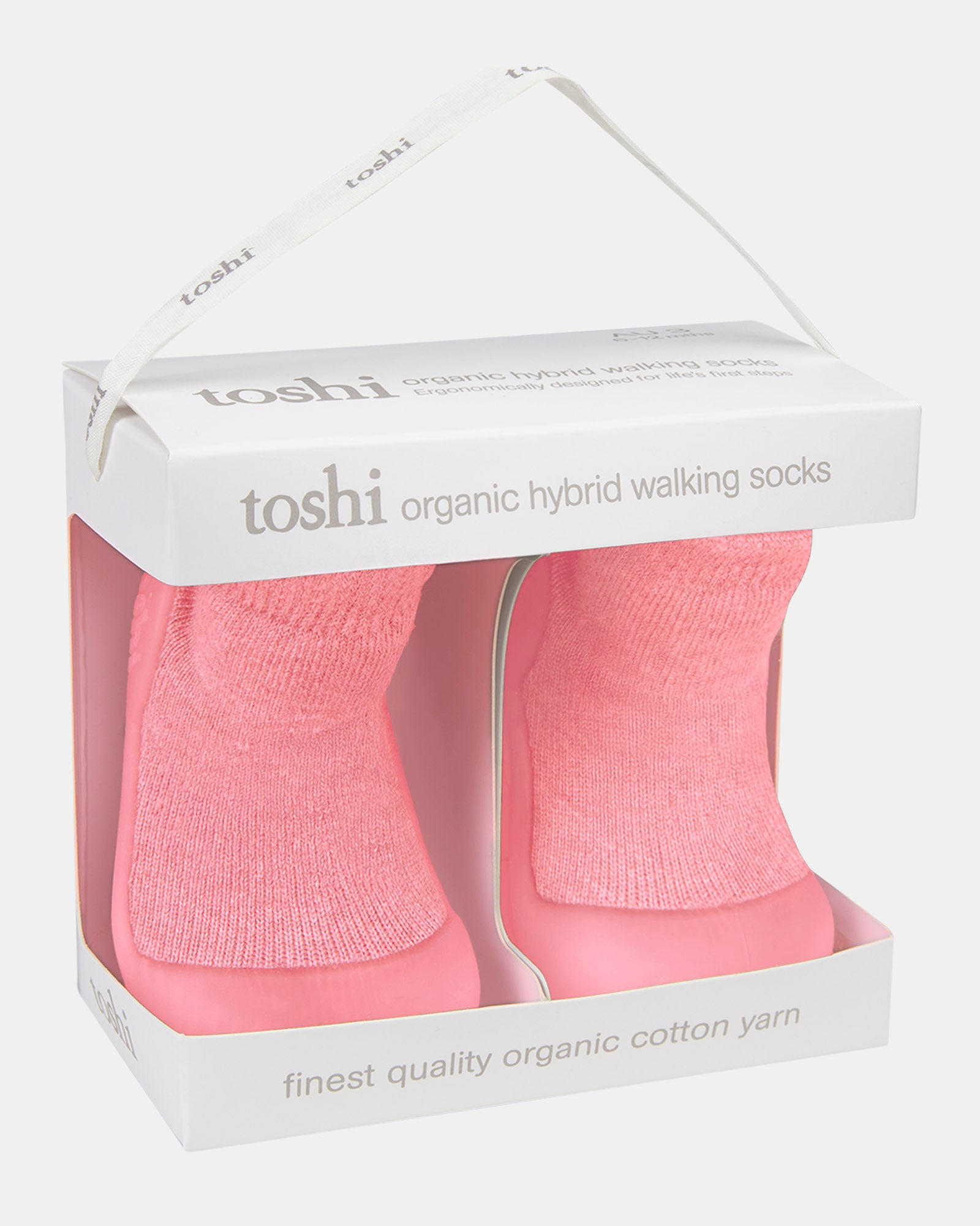Organic Hybrid Walking Socks Dreamtime Footsteps - Winter Rose