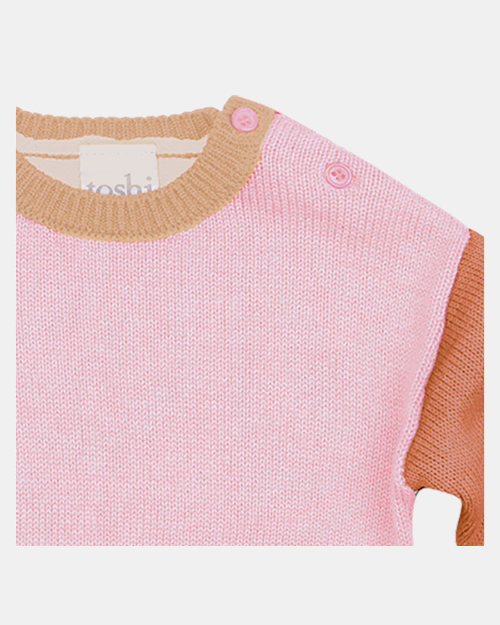 Organic Pullover Bobby - Misty Rose