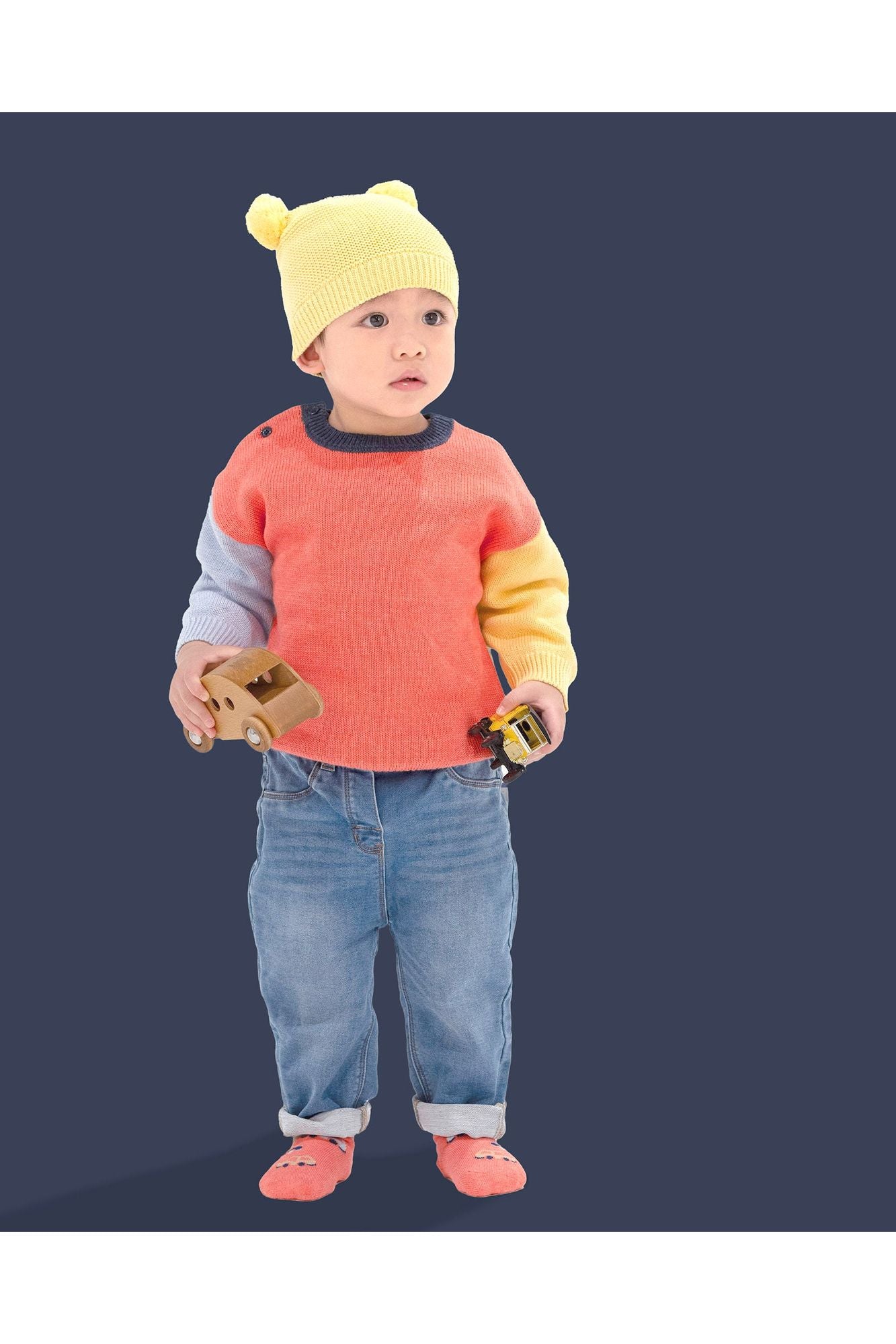 Organic Pullover Bobby - Paprika