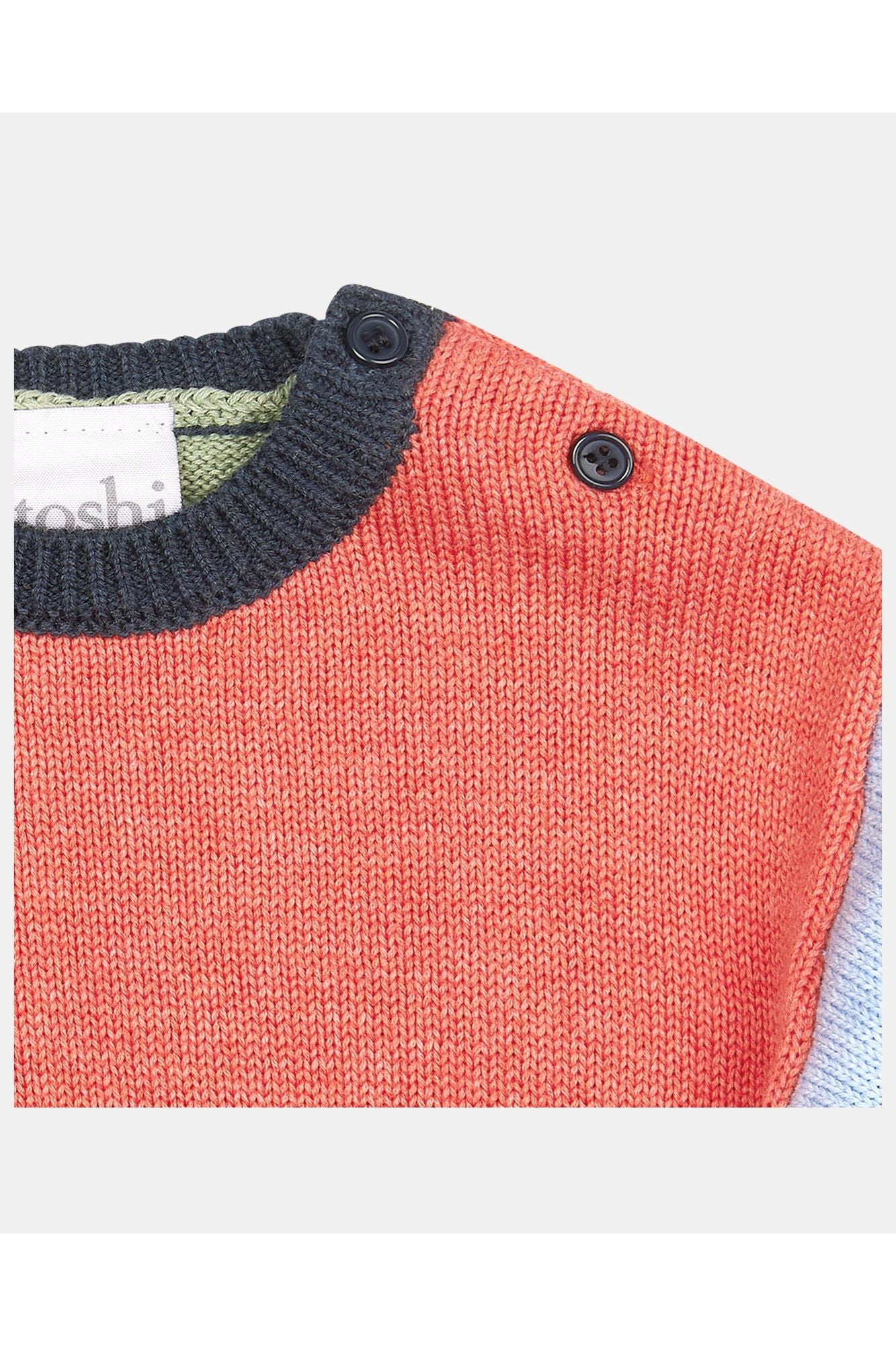 Organic Pullover Bobby - Paprika