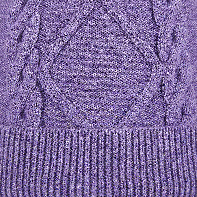 Organic Beanie Ziggy - Pansy