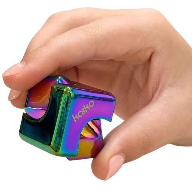 Oil Slick Square Spinning Cube - image 2