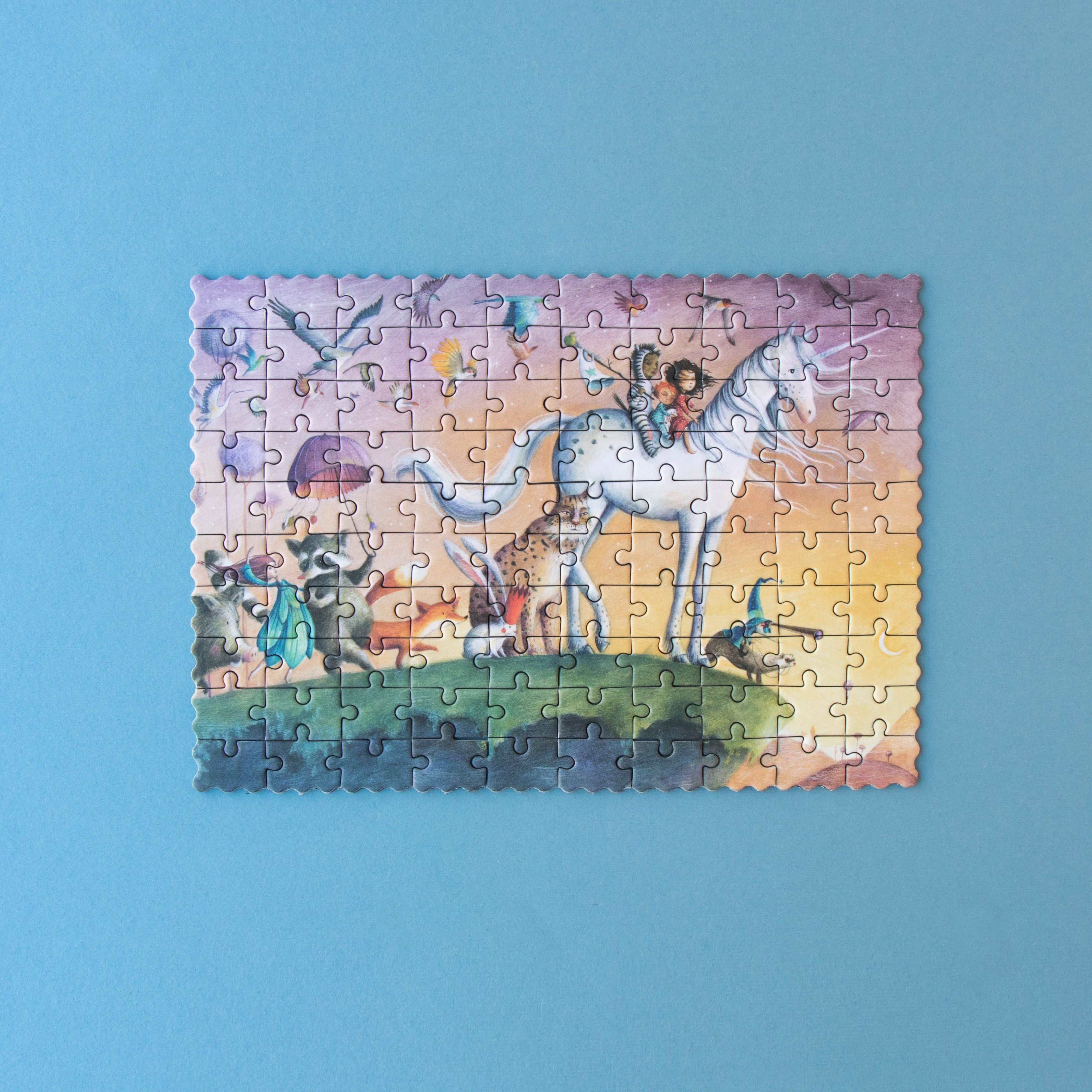 Pocket Puzzle 100 pcs - My Unicorn