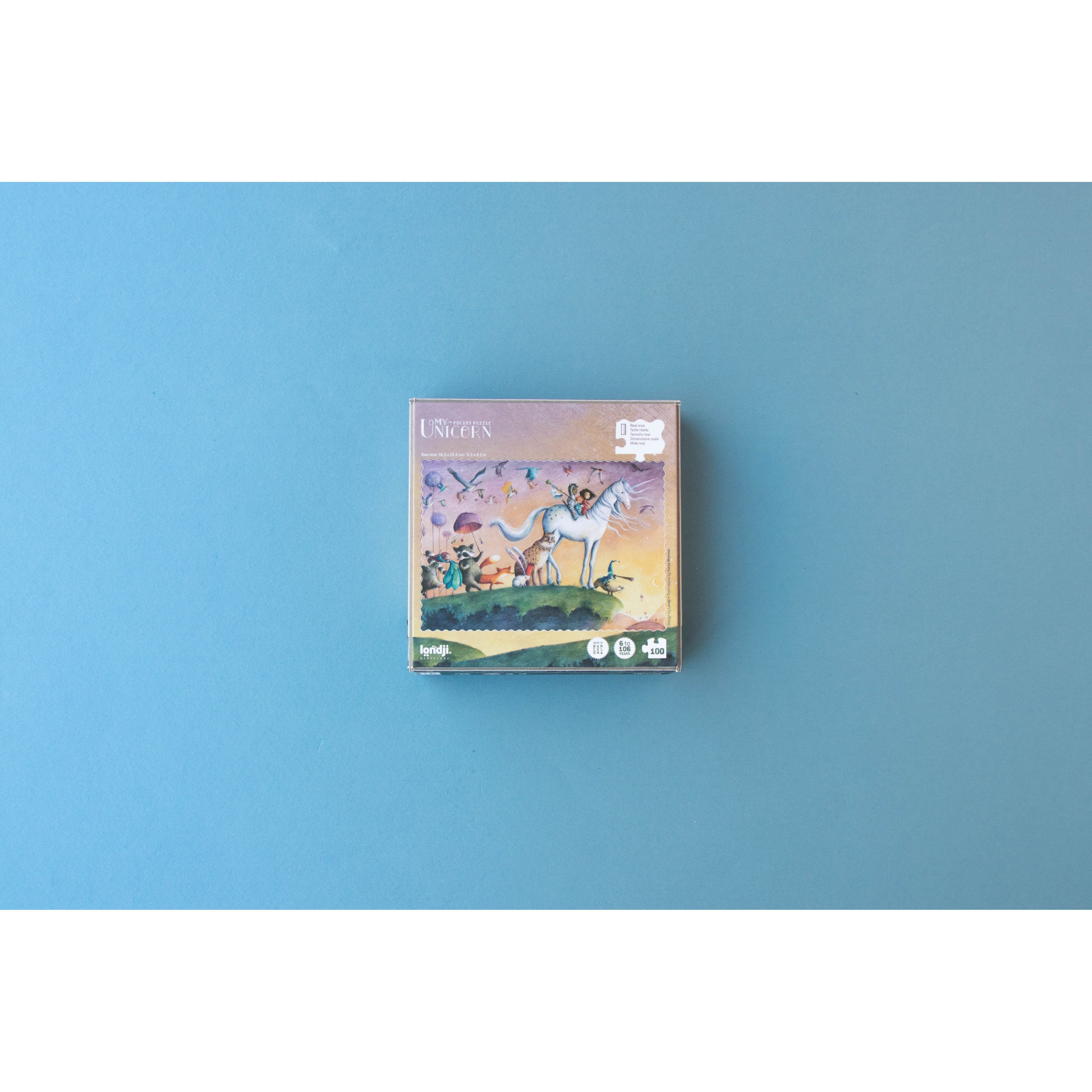 Pocket Puzzle 100 pcs - My Unicorn