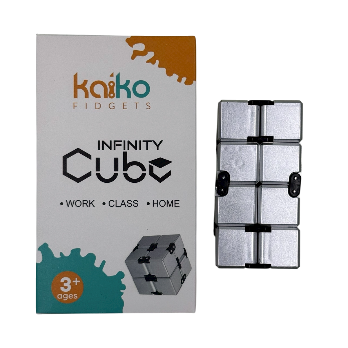 Silver Infinity Cube Fidget - image 1