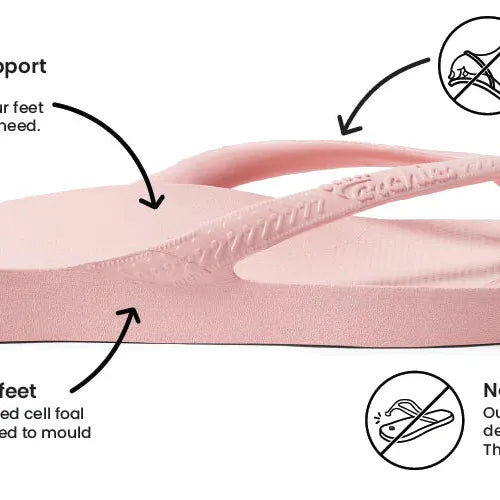 Archies Arch Support Thongs - Kids - Pink