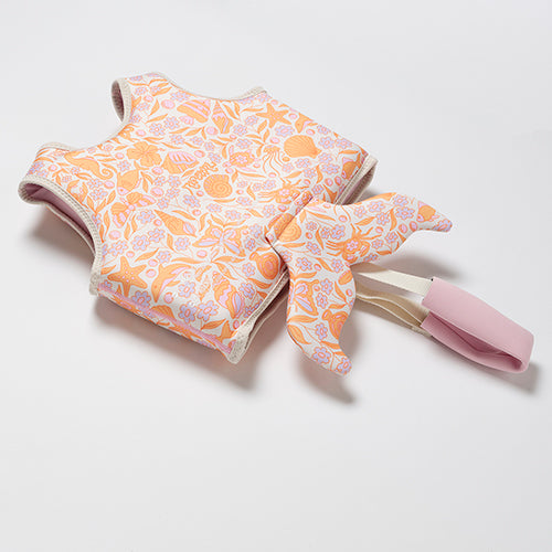Kids Swim Vest 2-3 Ocean Magic Pink 3D