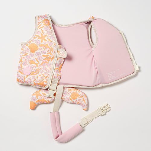 Kids Swim Vest 1-2 Ocean Magic Pink 3D