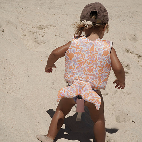Kids Swim Vest 1-2 Ocean Magic Pink 3D