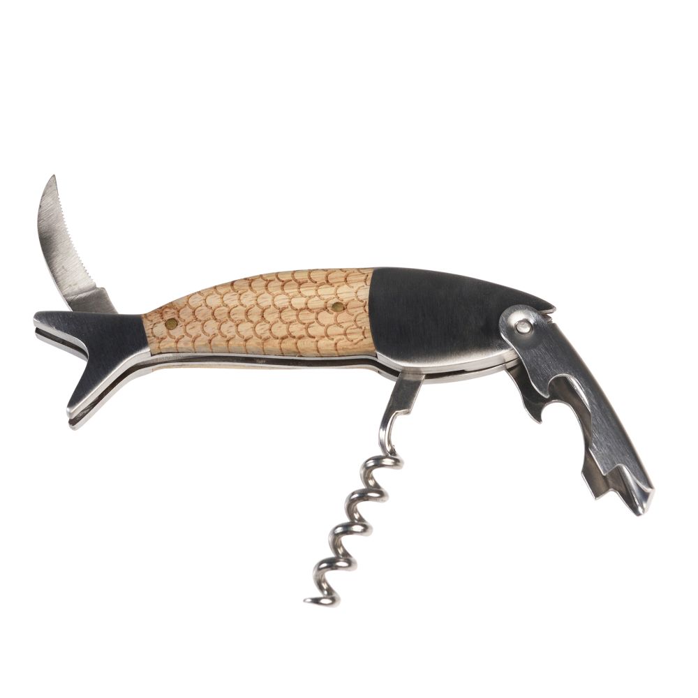 Fish Corkscrew in a tin