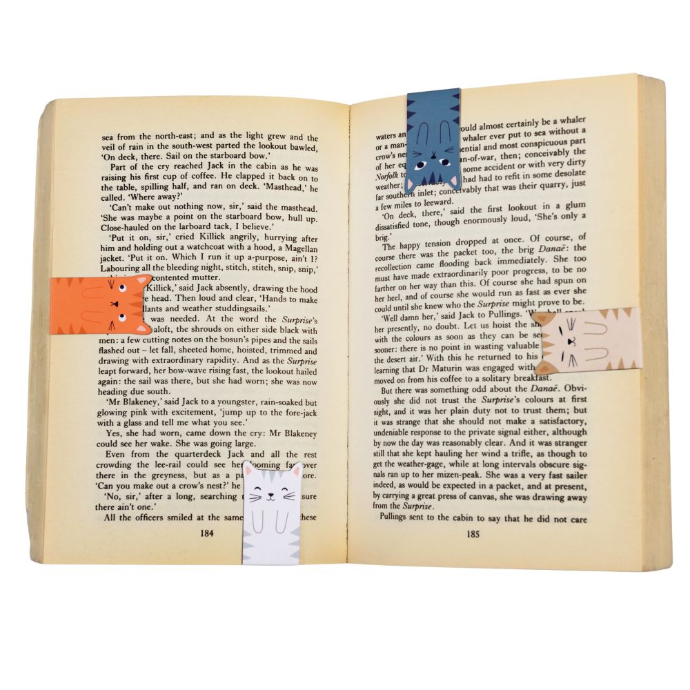 Magnet Cat Bookmarks set