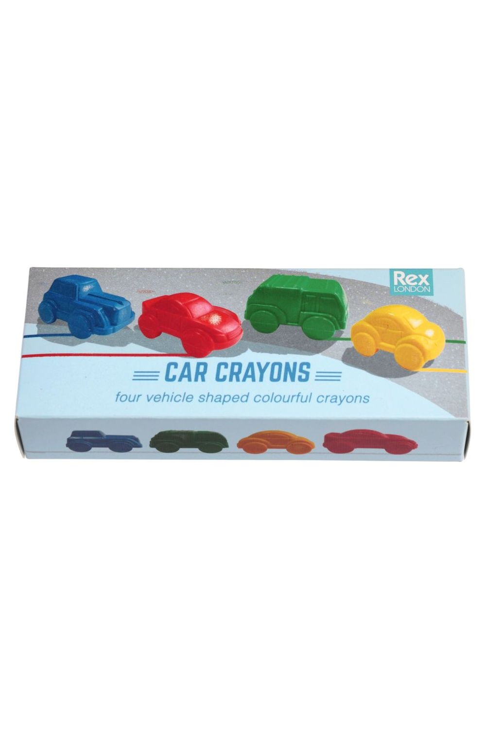 Car Crayons Set 4 - Road Trip
