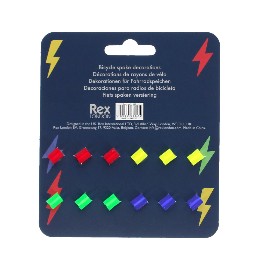 Rex London Bicycle Spokes - Lightning Bolts