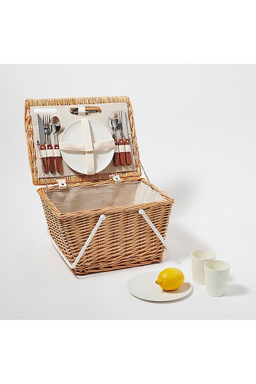 Small Picnic Basket Natural