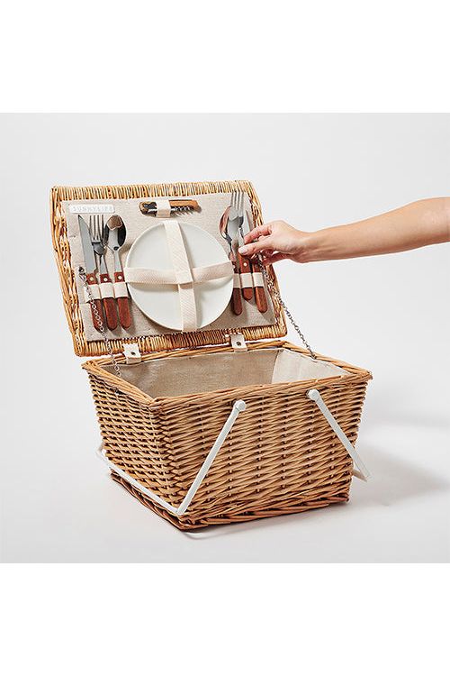 Small Picnic Basket Natural