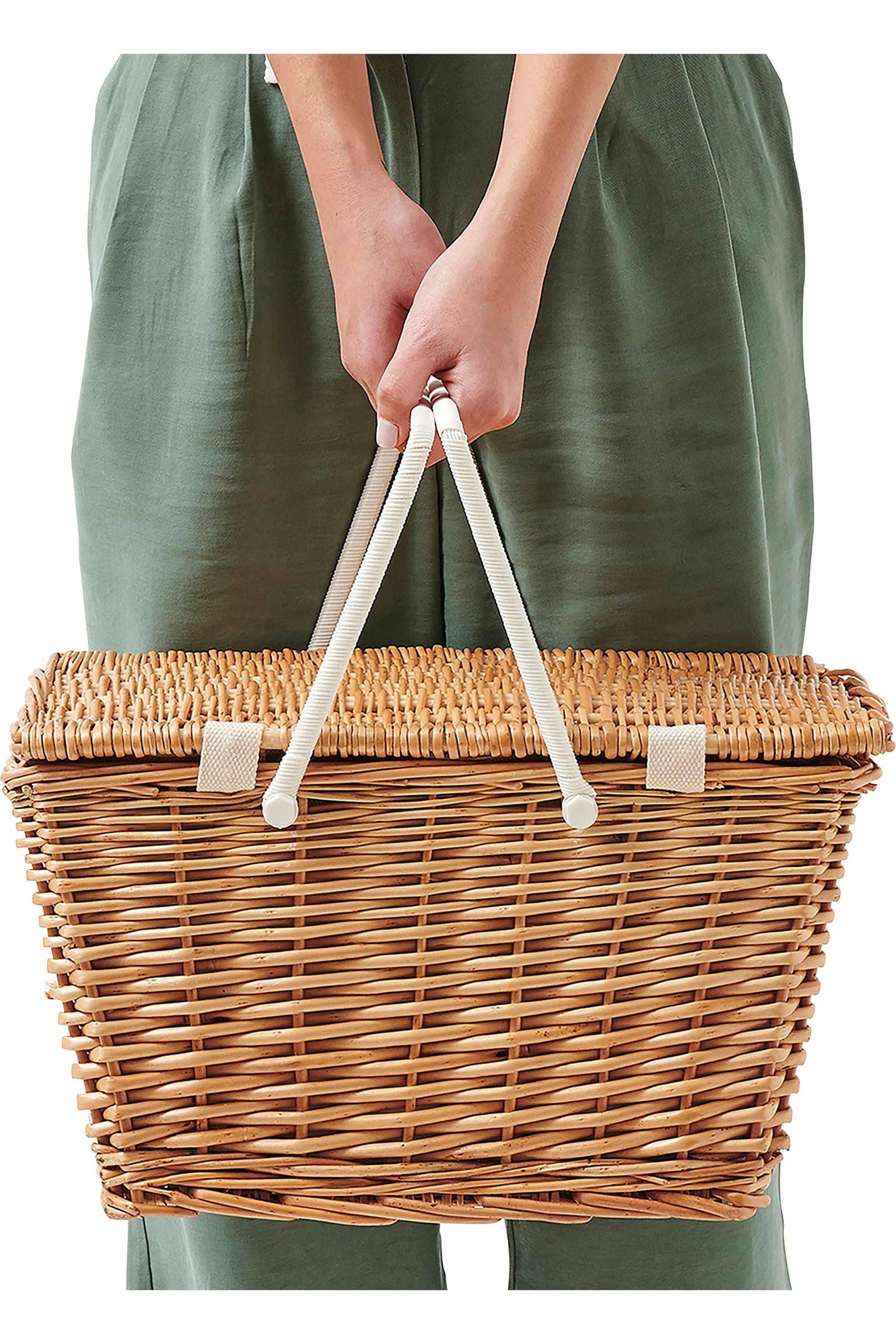 Small Picnic Basket Natural