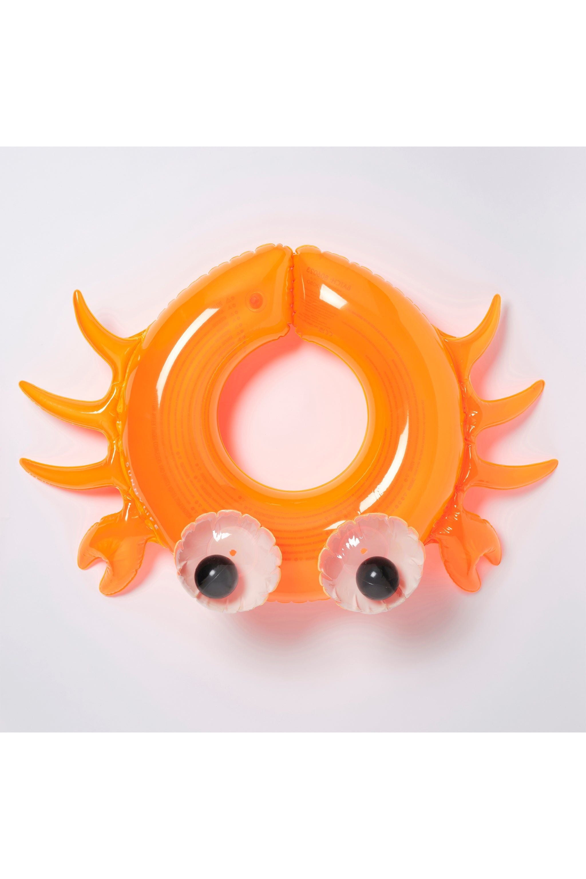 Kiddy Pool Ring Sonny the Sea Creature Neon Orange