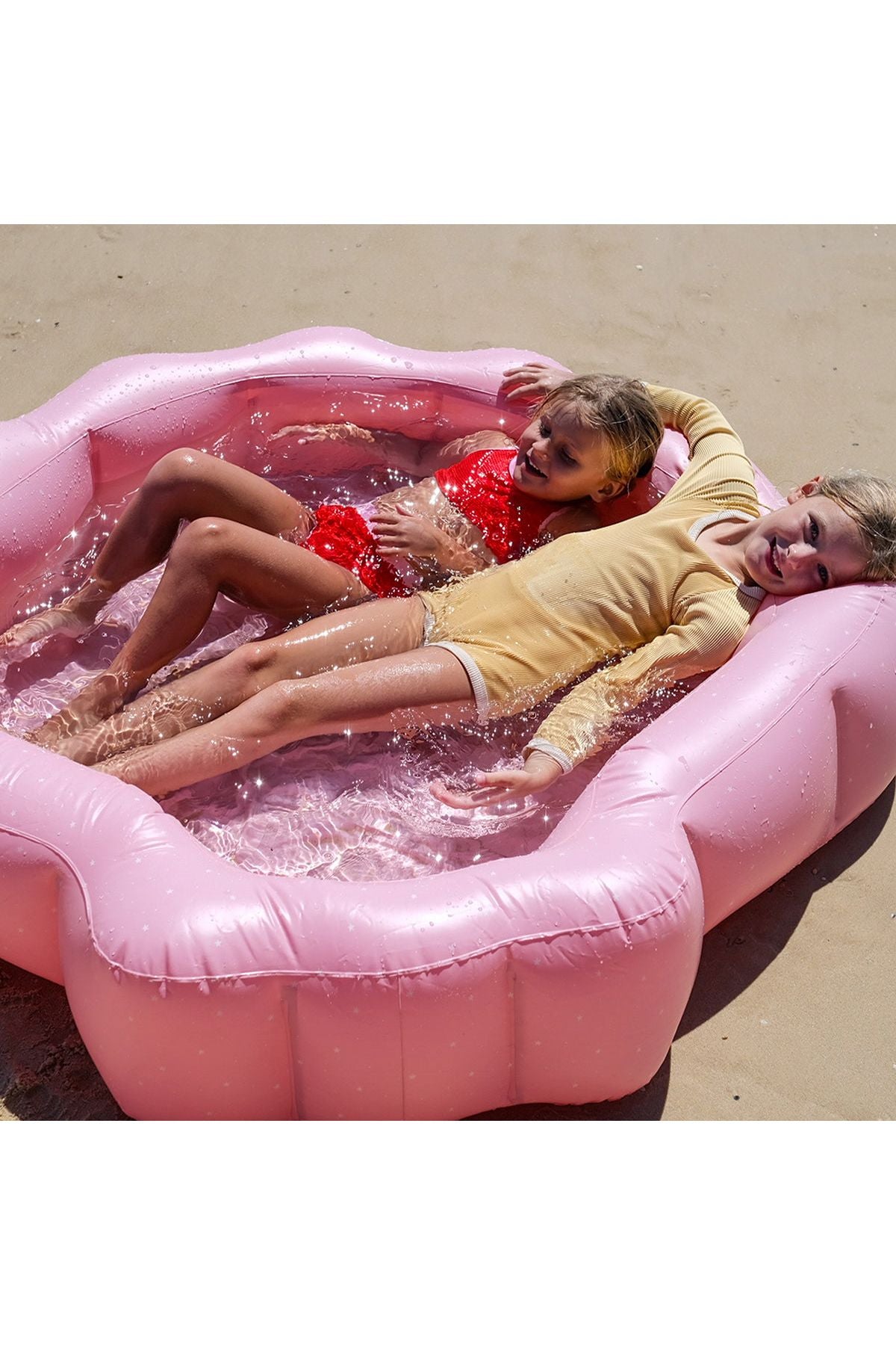 Inflatable Backyard Pool Ocean Treasure Rose