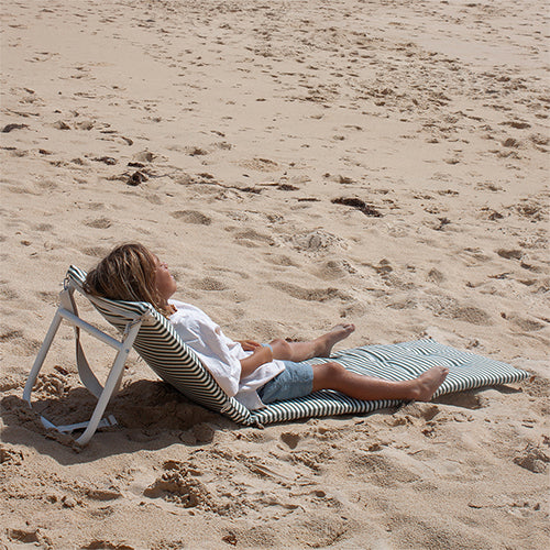 Reclining Beach Chair The Vacay Olive