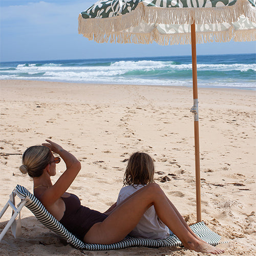Reclining Beach Chair The Vacay Olive