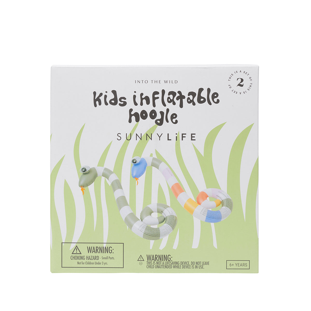 Kids Inflatable Noodle - Into the Wild Multi Set of 2
