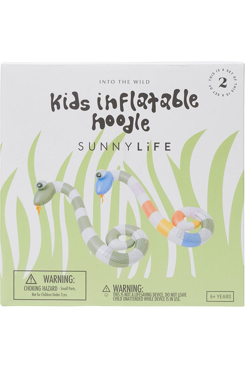 Kids Inflatable Noodle - Into the Wild Multi Set of 2