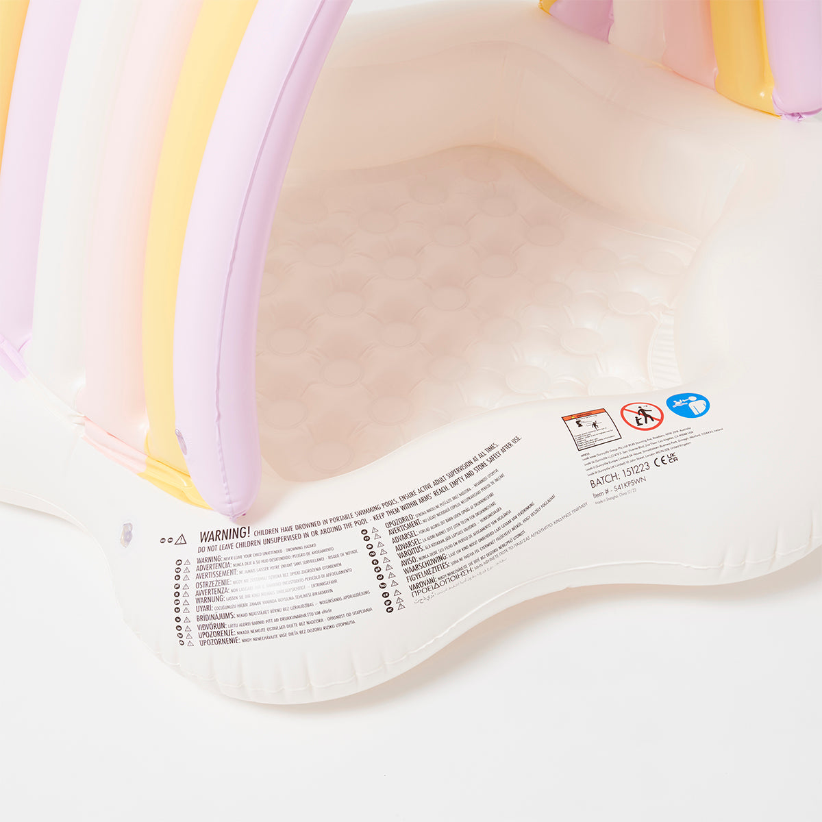 Kids Inflatable Pool - Princess Swan Multi