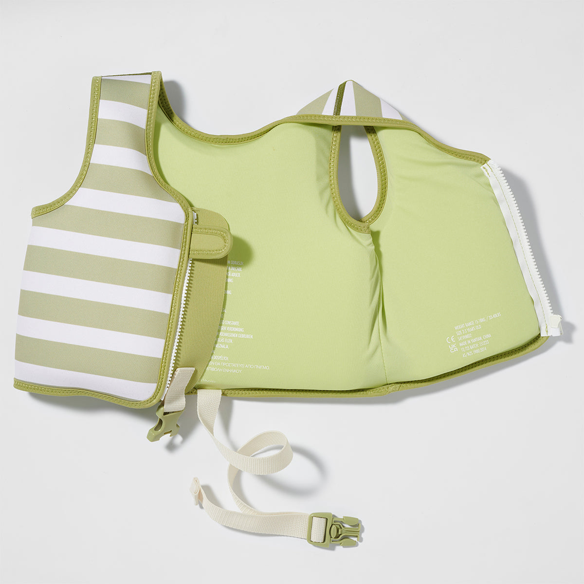 Kids Swim Vest 2-3YRS - Into the Wild Khaki