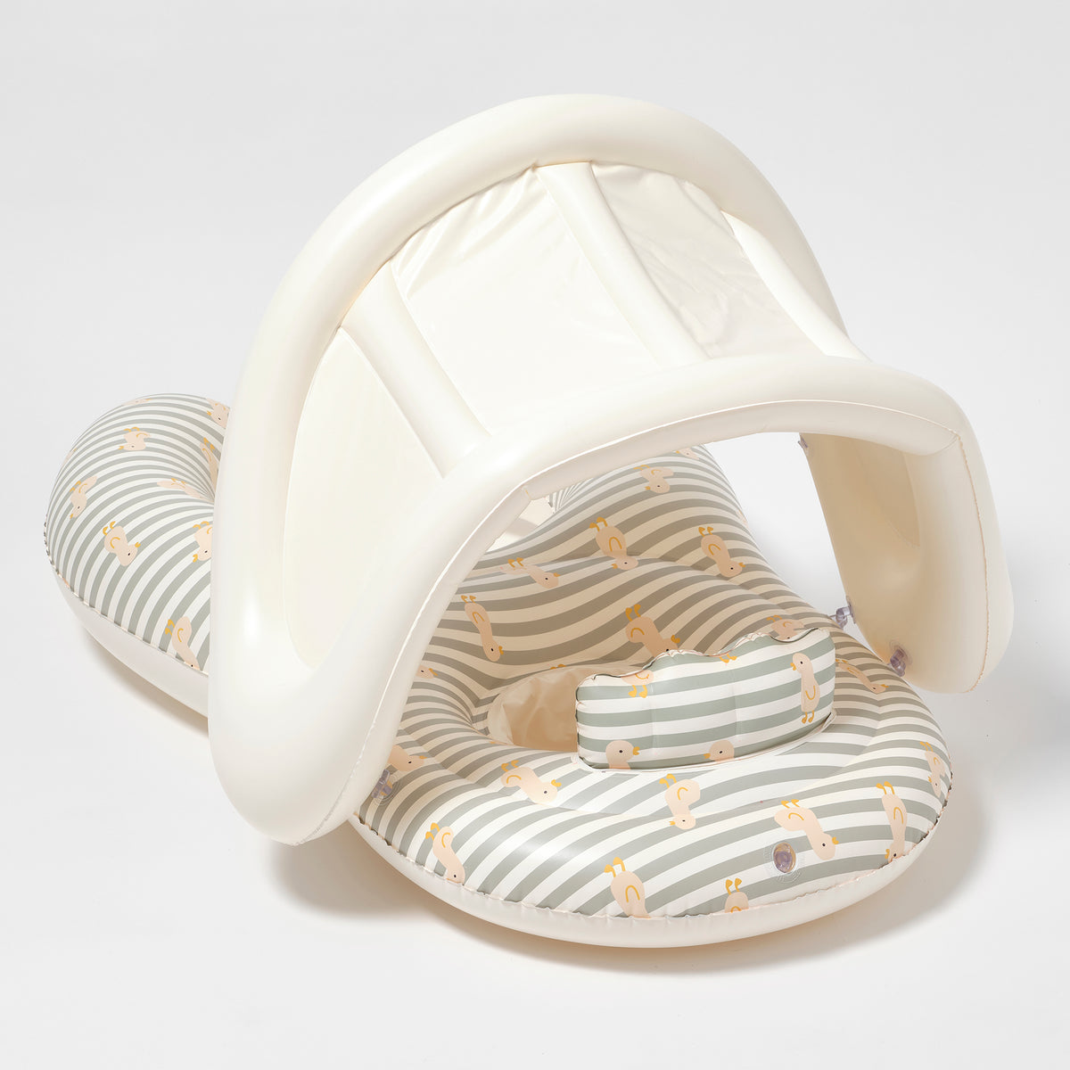 Float Together Baby Seat Duck Sage Stripe