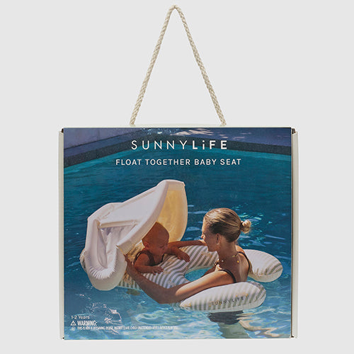 Float Together Baby Seat Duck Sage Stripe