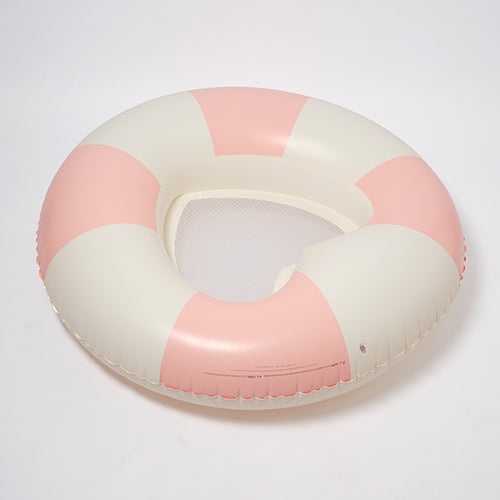 Luxe Tube Pool Ring Stole My Heart Pink Stripe
