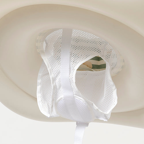 Interactive Baby Float Duck Sage Stripe