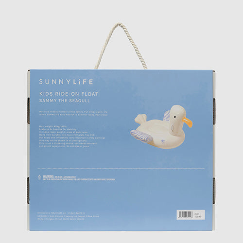 Kids Ride-On Sammy the Seagull Blue Stripe