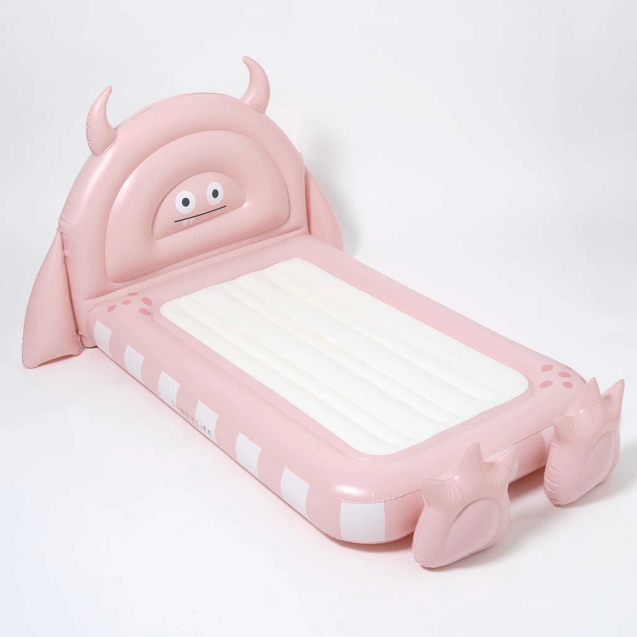 Kids Sleepover Bed - Pink Monster