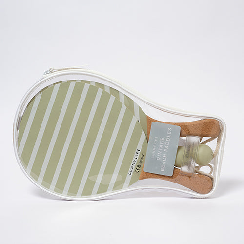 Vintage Beach Paddles La Palma Sage Stripe