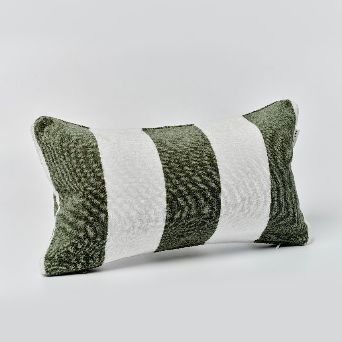Beach Pillow The Vacay Olive Stripe