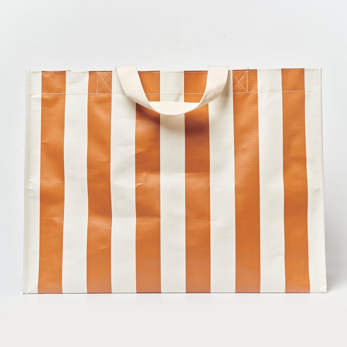 Carryall Beach Bag Tierra Clay Bold Stripe