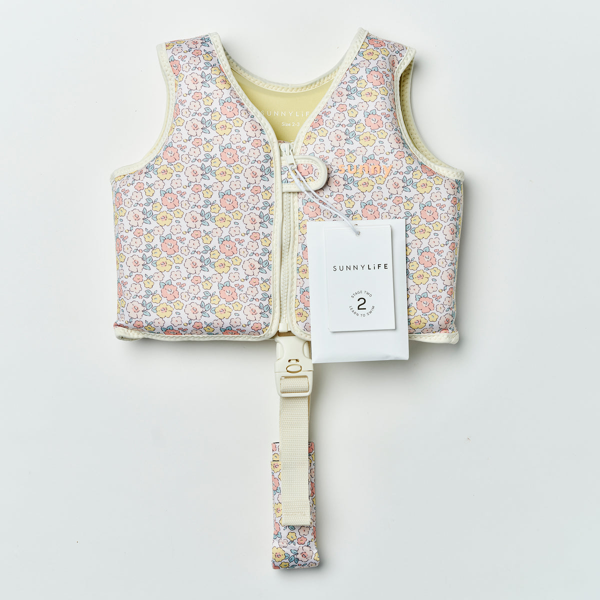 Kids Swim Vest 2-3 Into the Garden Ditsy Floral