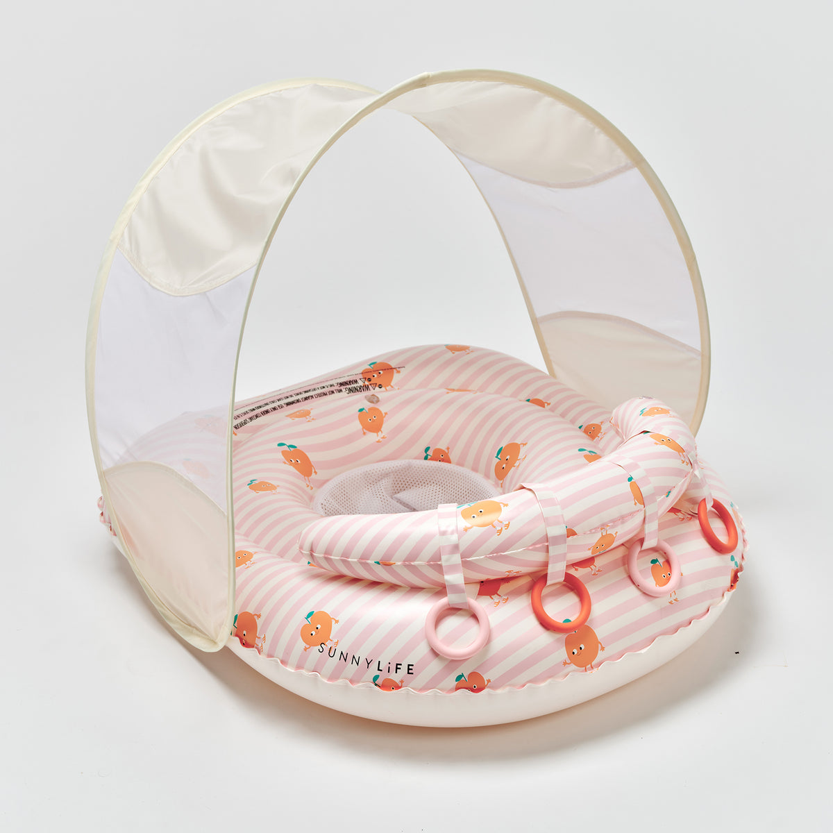 Interactive Baby Float Poppy the Peach Pink Stripe
