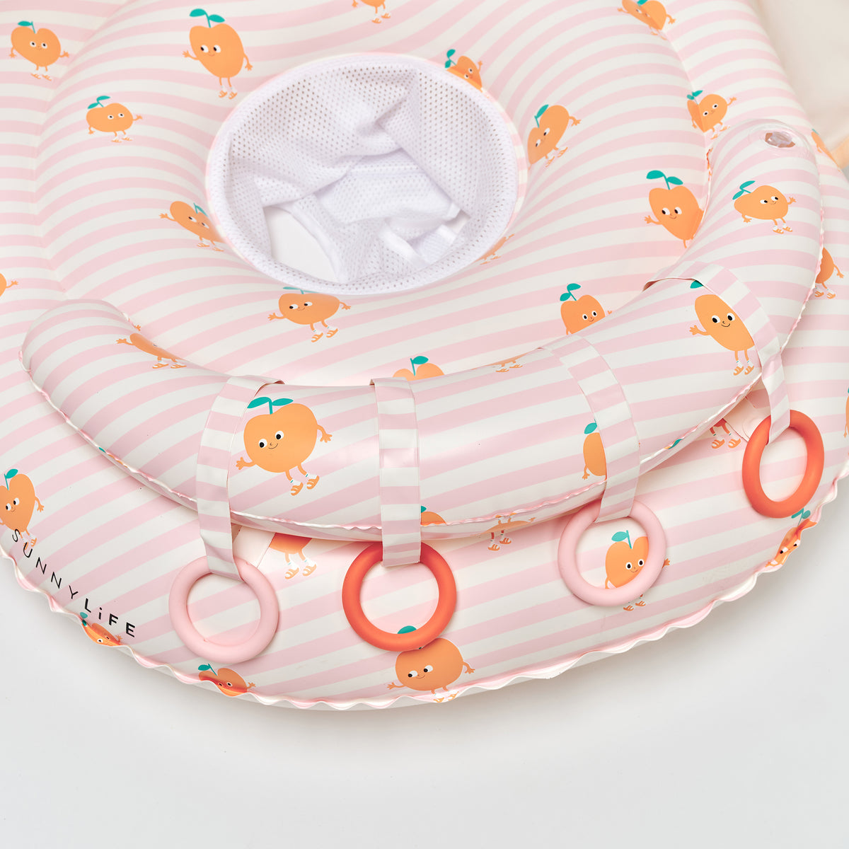 Interactive Baby Float Poppy the Peach Pink Stripe