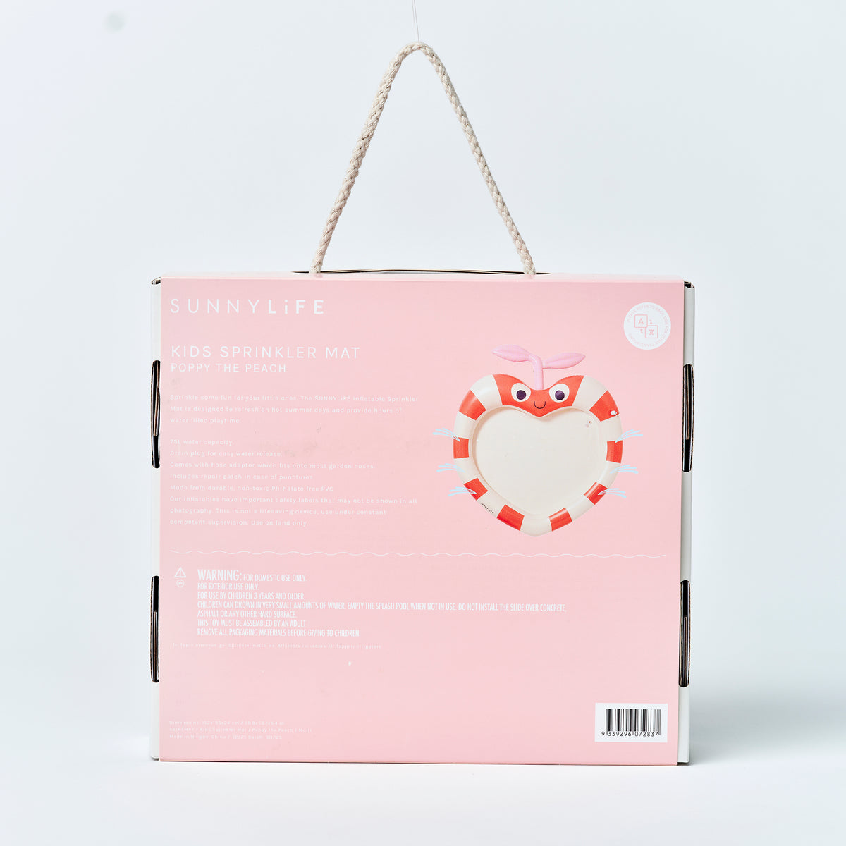 Kids Sprinkler Mat Poppy the Peach Multi