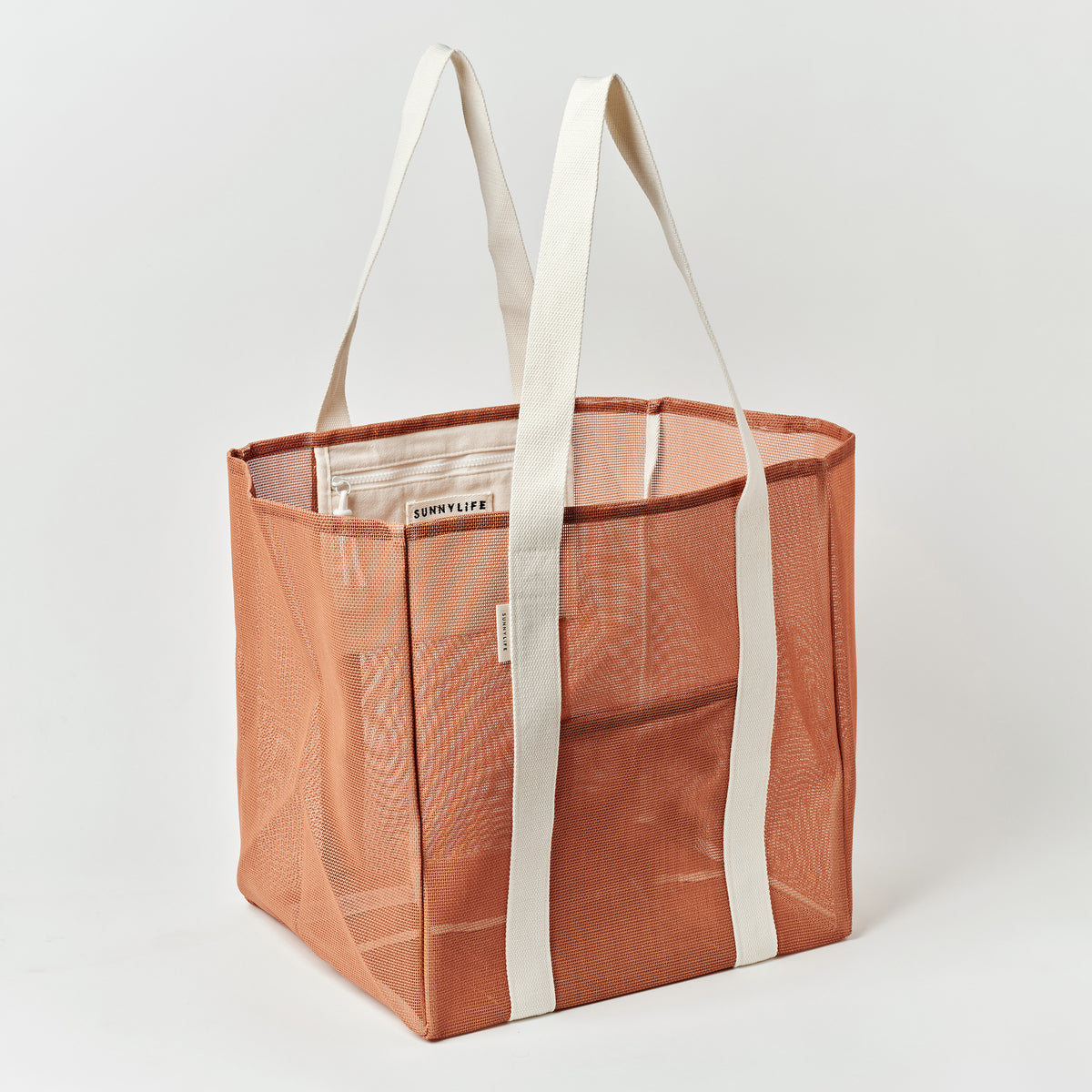 Mesh Beach Bag Tierra Clay