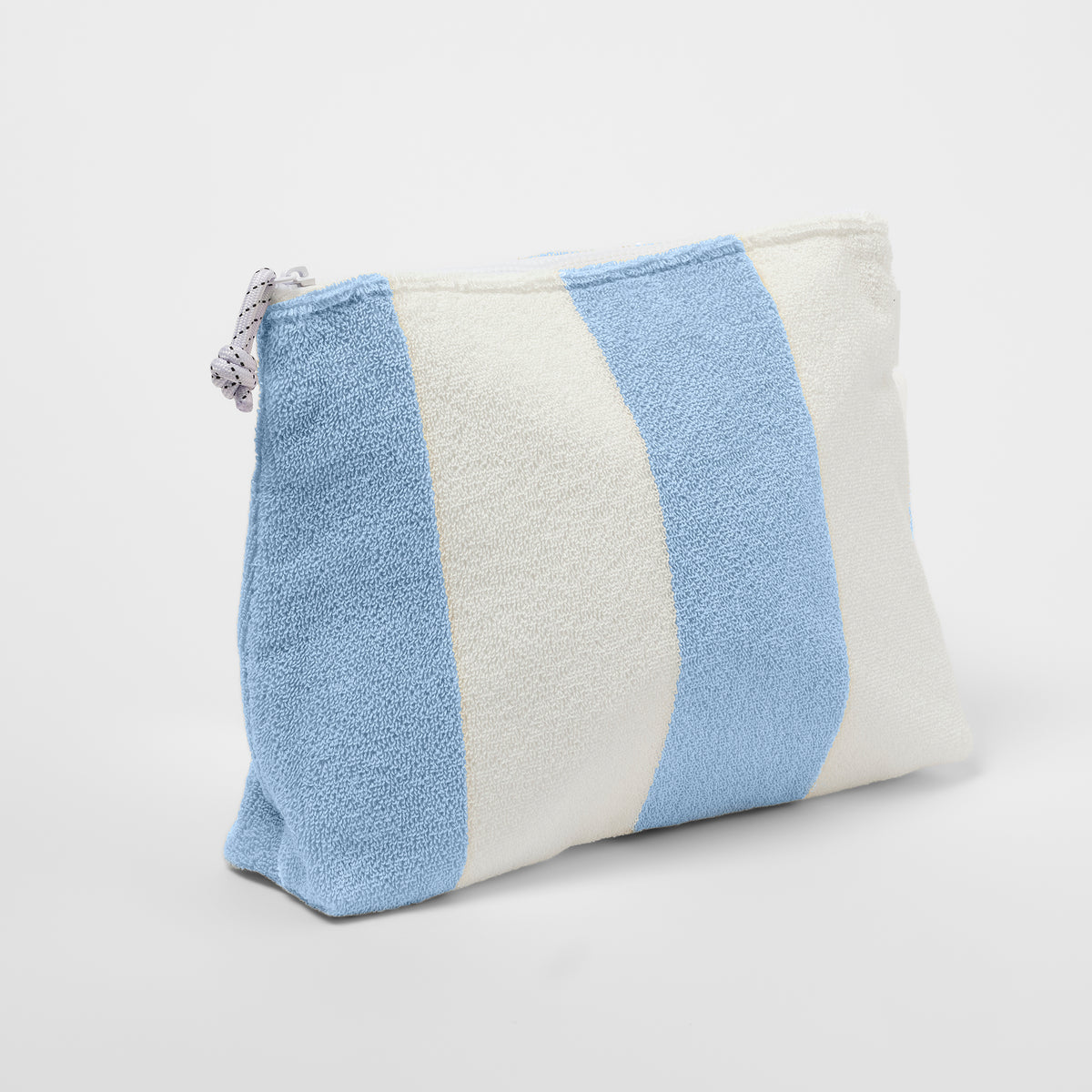 Terry Beach Pouch La Mer Med Blue Stripe