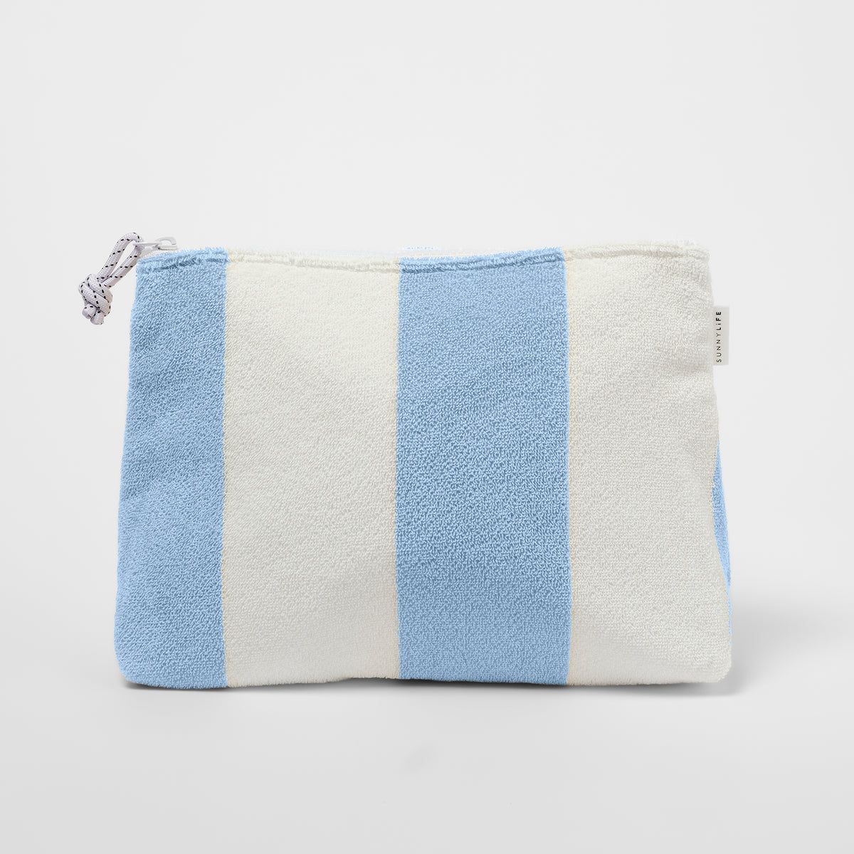 Terry Beach Pouch La Mer Med Blue Stripe