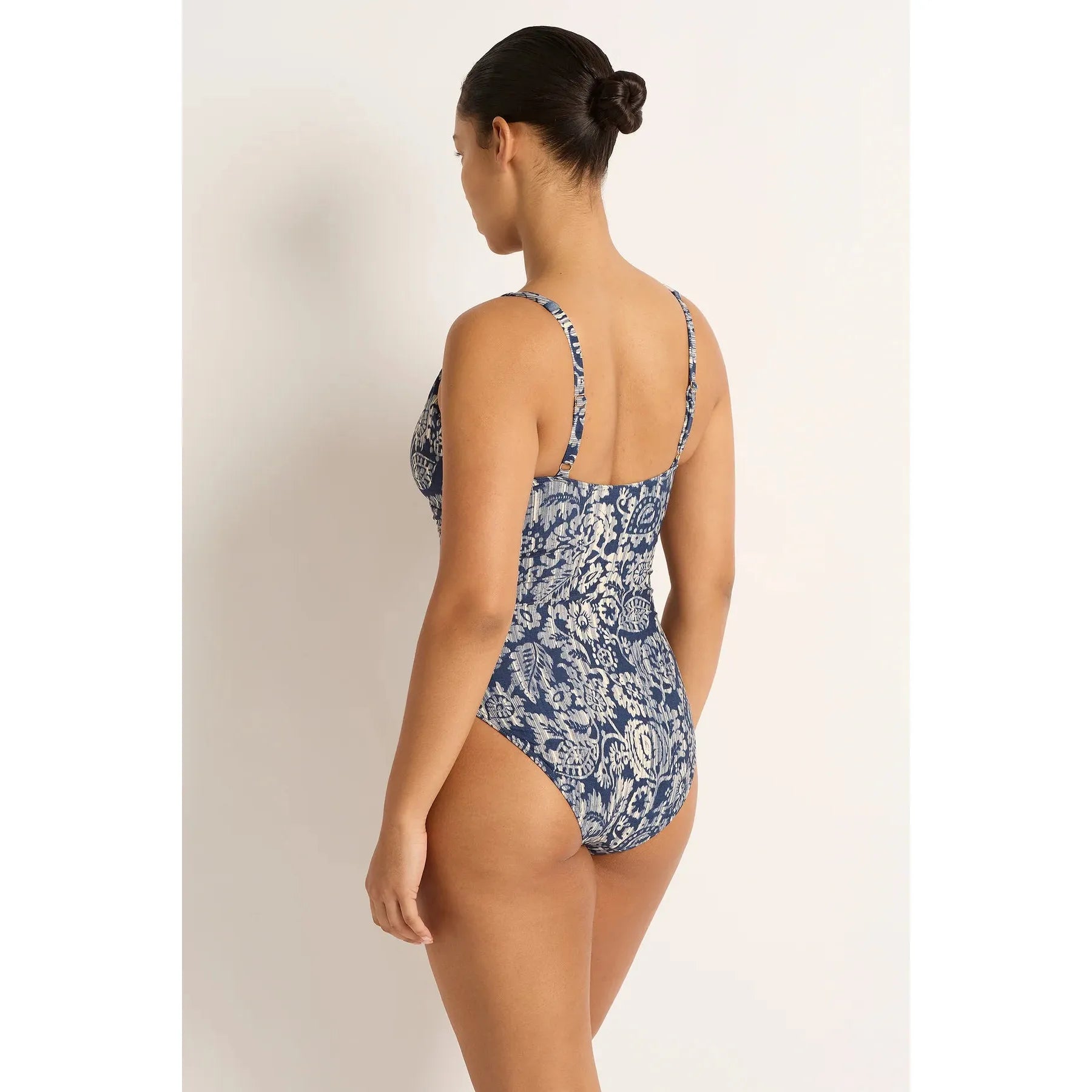Sonoma Multi Fit Twist One Piece - Denim Blue