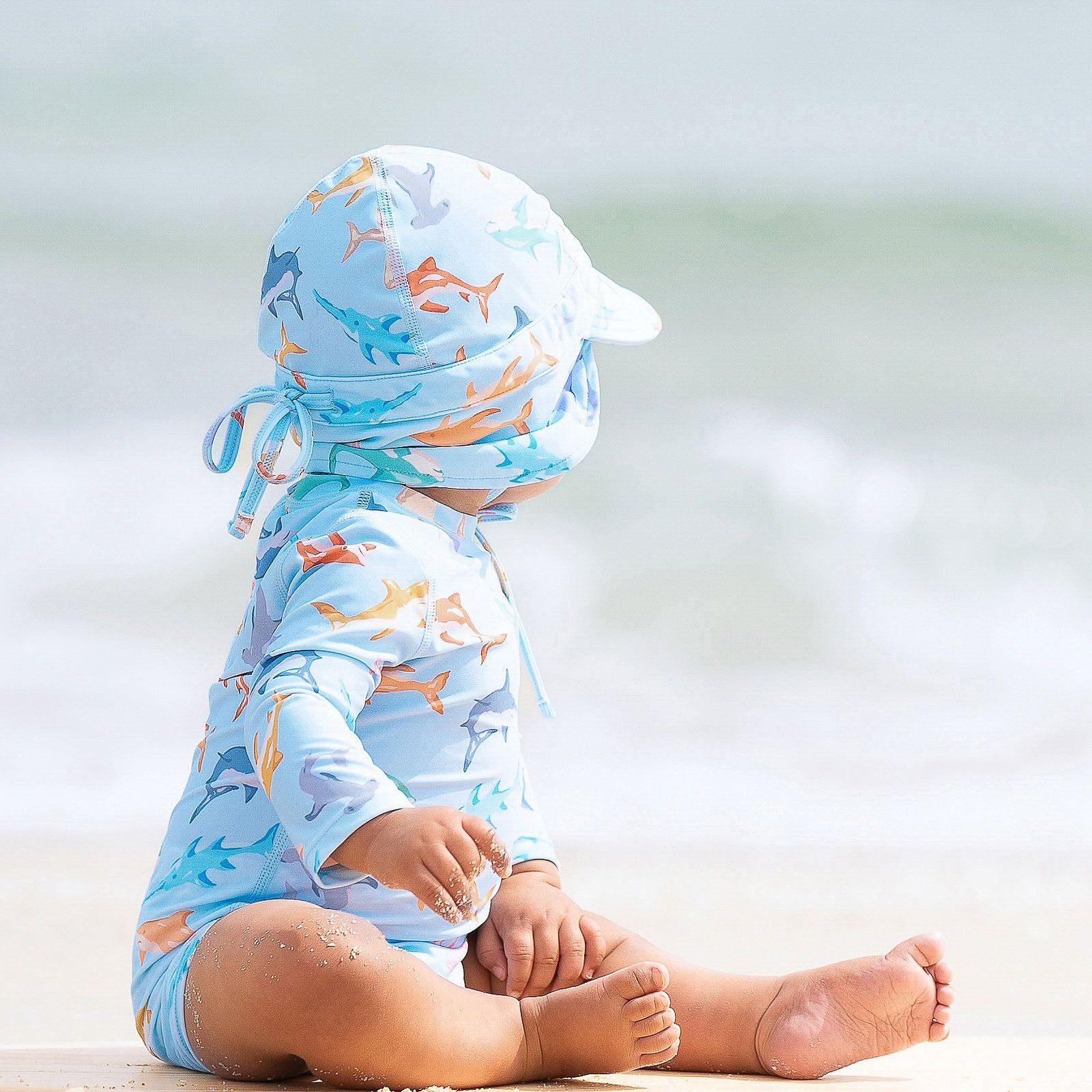 Swim Baby Onesie L/S Classic Sharky