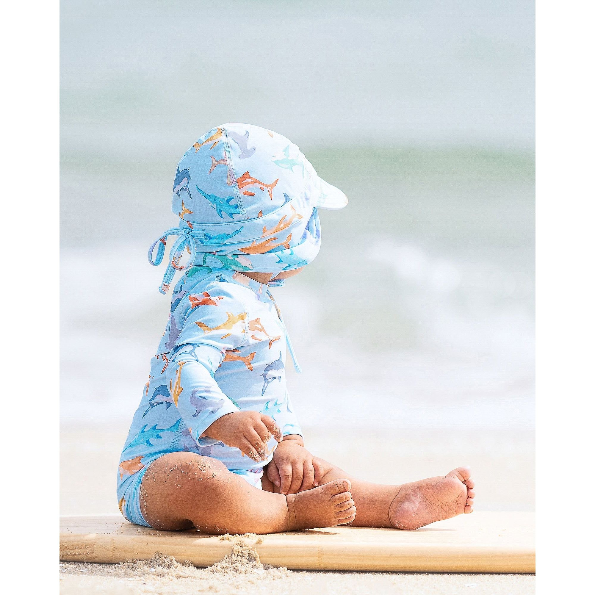 Swim Baby Onesie L/S Classic Sharky