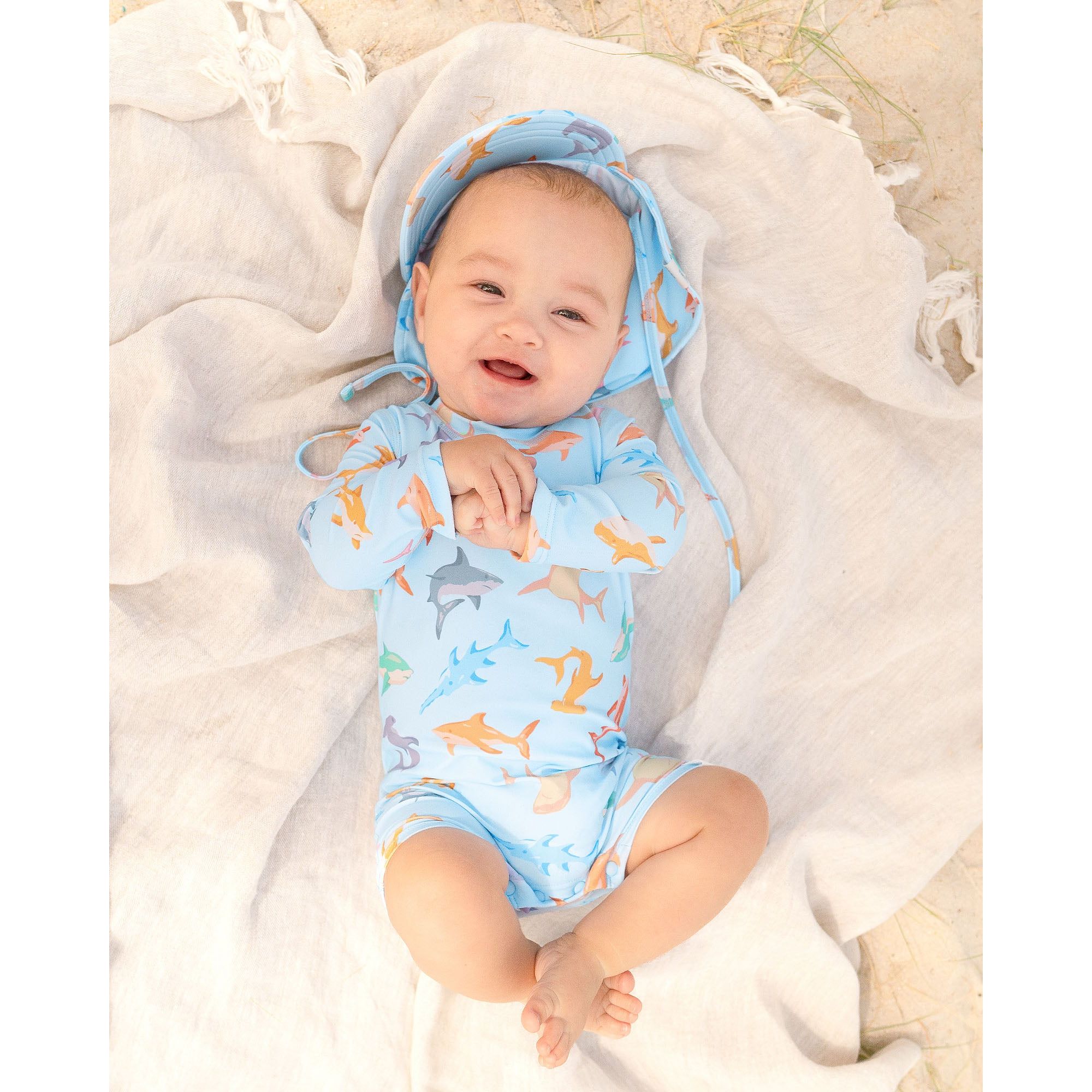 Swim Baby Onesie L/S Classic Sharky