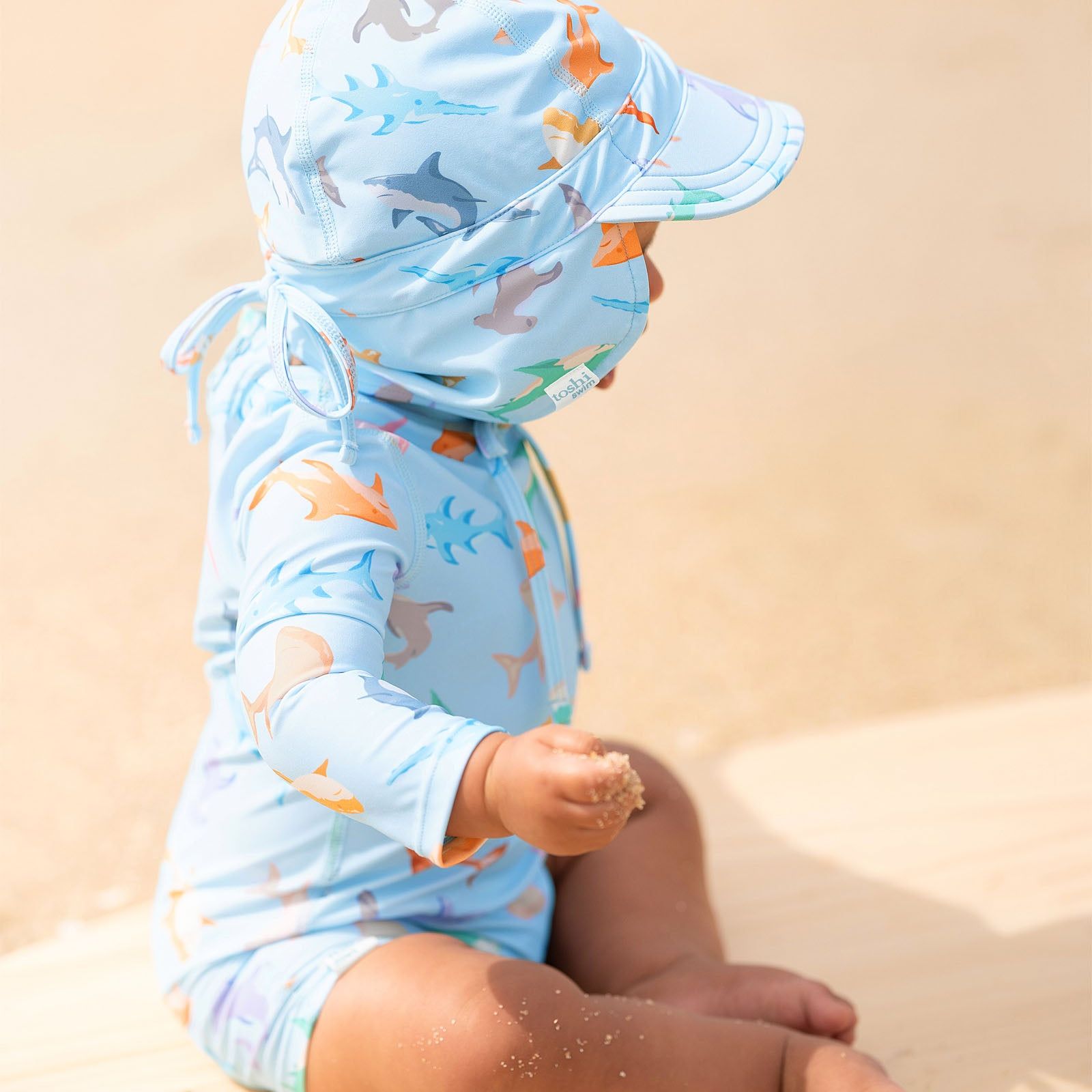 Swim Baby Onesie L/S Classic Sharky