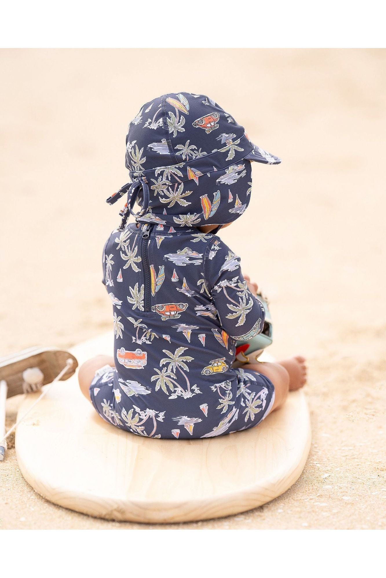 Swim Baby Onesie L/S Classic Surf Twilight